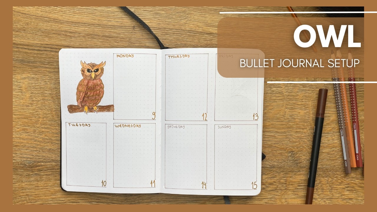 FULL March Setup in My Friend’s Bullet Journal 🦉 Calendar + Weeklies