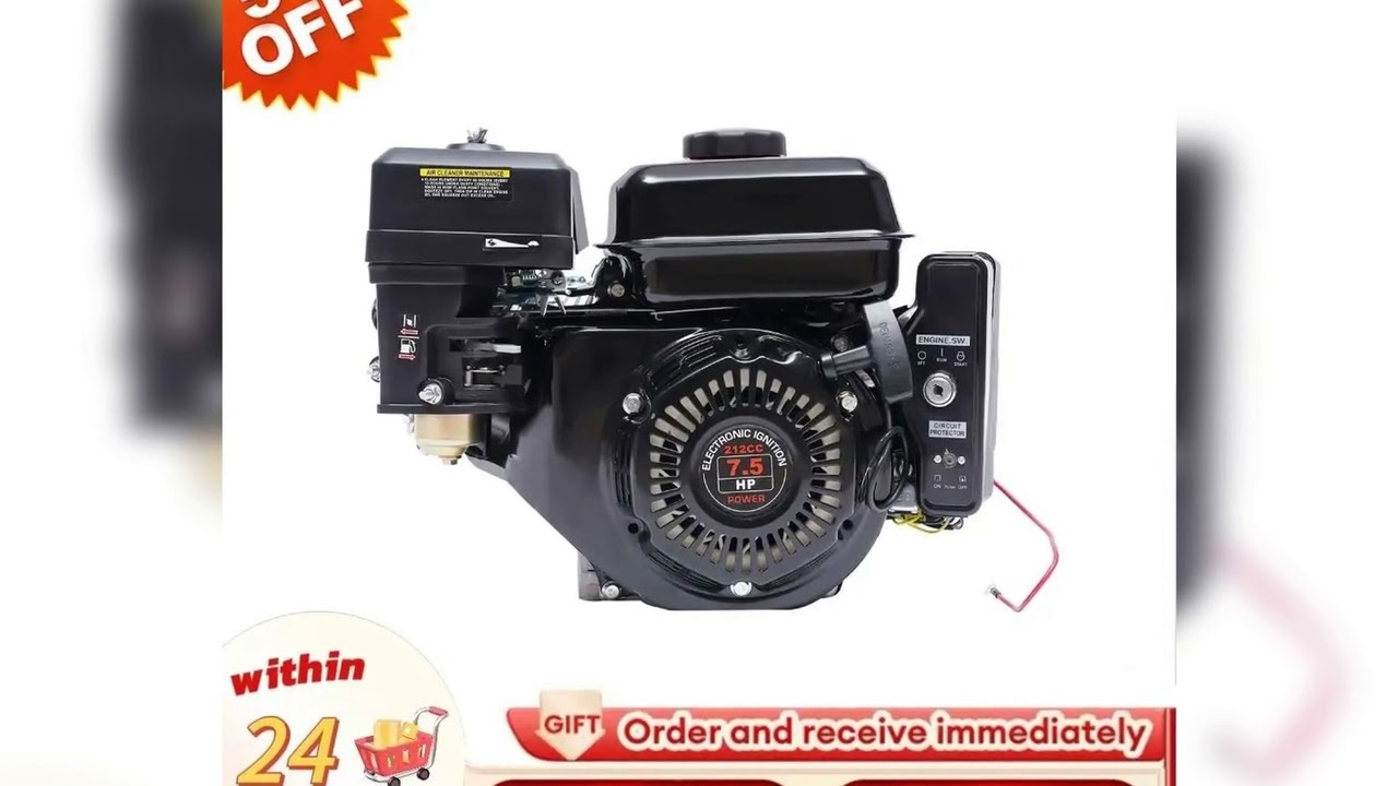 A must-have product #4 Strokes 212cc 7.5HP Gas Engine with Electric Start Upgrade Version For Go K