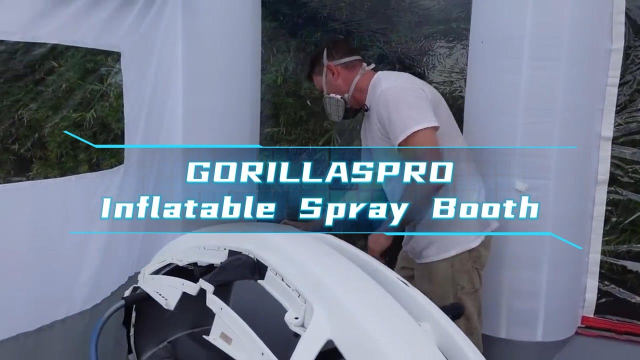 Paint the Car in a Giant Inflatable Paint Booth... Here's What Happened!