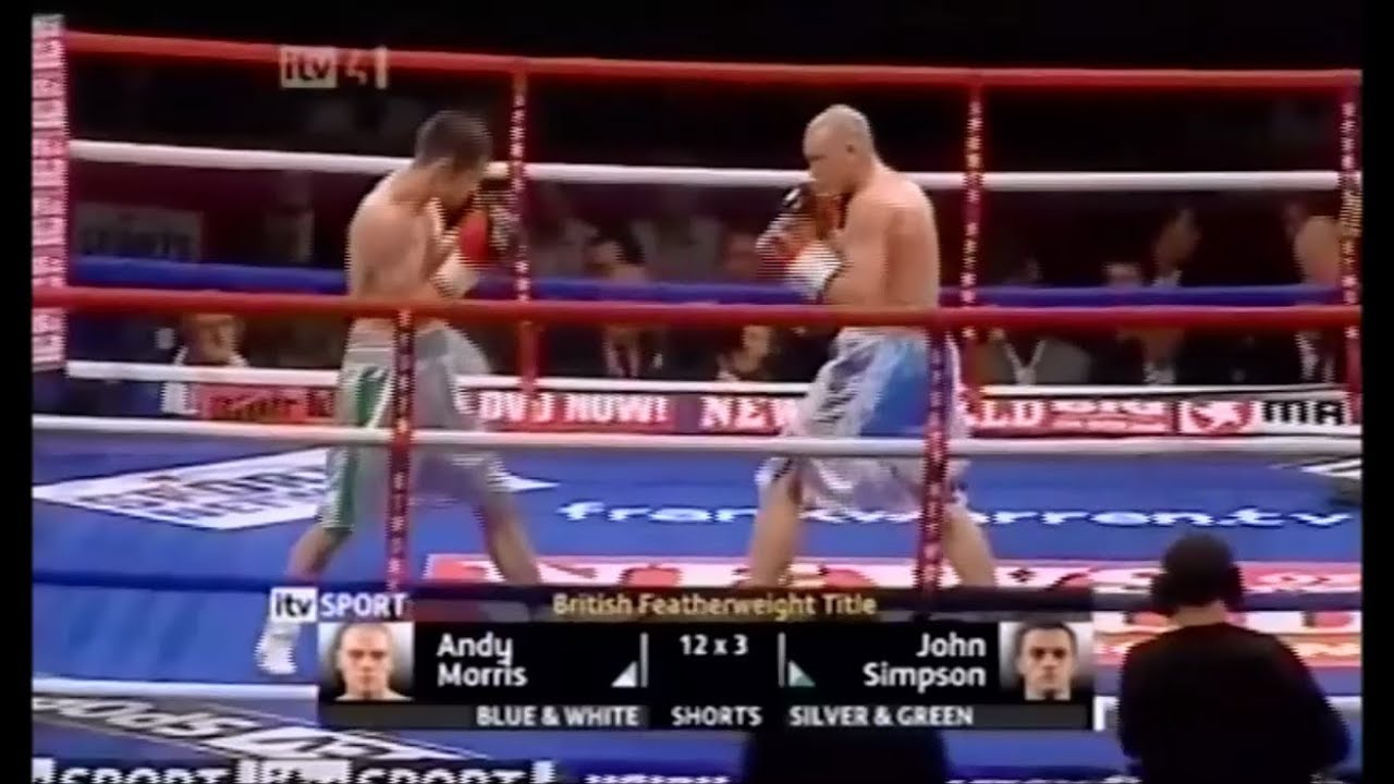 Andy Morris vs John Simpson 2 BRITISH FEATHERWEIGHT TITLE┃SHANNONS GYM