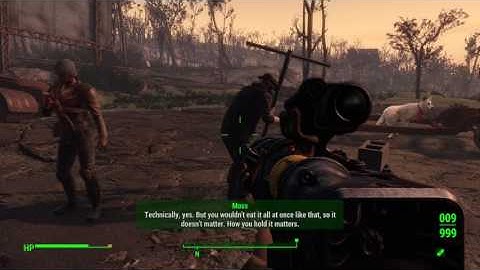 Fallout 4 | Random Conversation | Mirelurk Sandwich