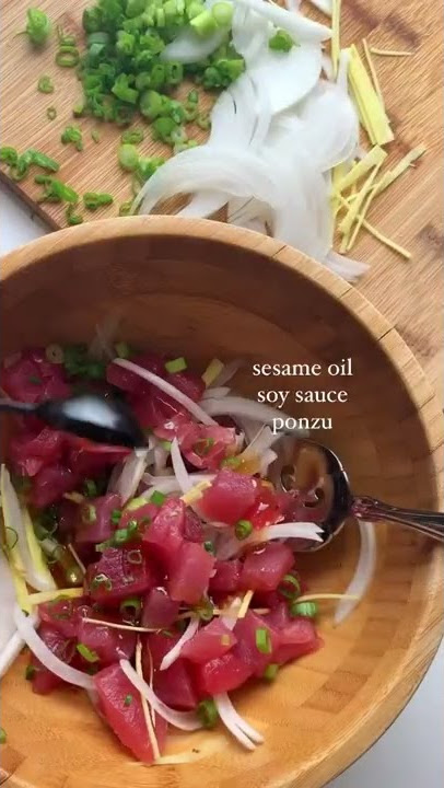 I love ahi poke! #poke #shorts #ahipoke