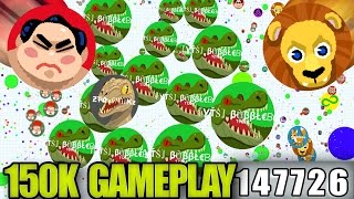 INTENSE AGAR.IO GAMEPLAY 150K MASS // DESTROYING LOBBY!