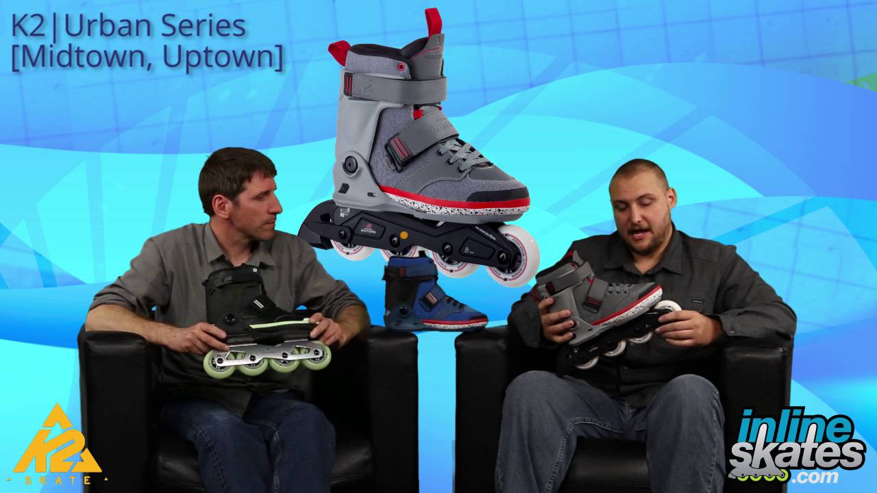2017 K2 Midtown and Uptown Inline Skate Overview by