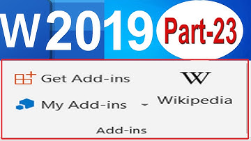Add-ins in Ms Word | How to use Add-ins in Ms Word in hindi| Add-ins in Ms Word 2019 | #NSPsolution#