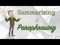 Summarizing and Paraphrasing Quiz