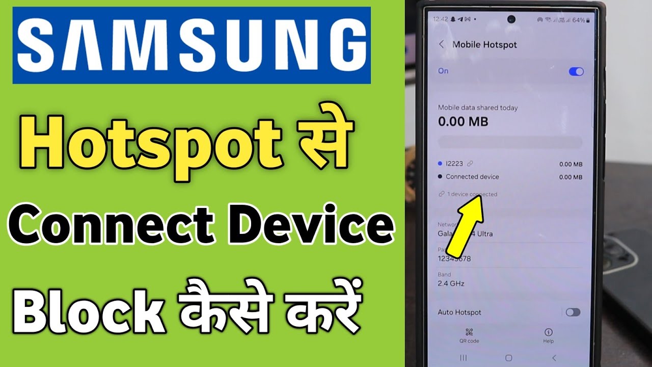 Samsung | Hotspot Se Device Ko Block Kaise Karen | How To Add Devices To Hotspot Block List
