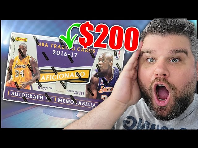Wait! For $200 Would You Open Panini Aficionado? Kobe Chase! - YouTube