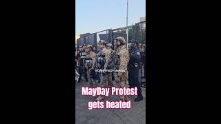 Protest in Downtown Los Angeles gets heated #mayday #protest #photography #2026 #losangeles #news