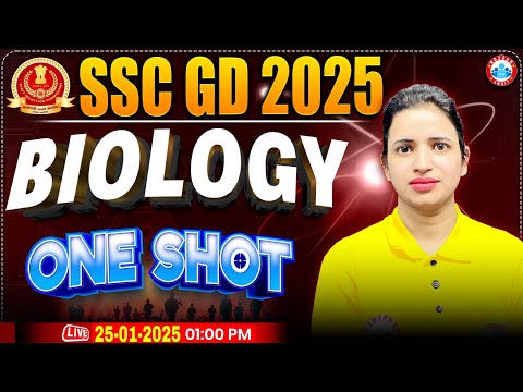 SSC GD 2025 | SSC GD Science Revision Class | Biology For SSC GD | Biology MCQs By Bhawna Ma'am
