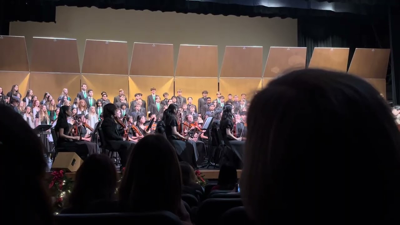 Reagan High School Choir and Orchestra Perform the Theme Song from "Elf"