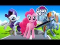 🦄ENTRAMOS NO MUNDO DE MY LITTLE PONY NO ROBLOX E VIRAMOS PÔNEIS!!