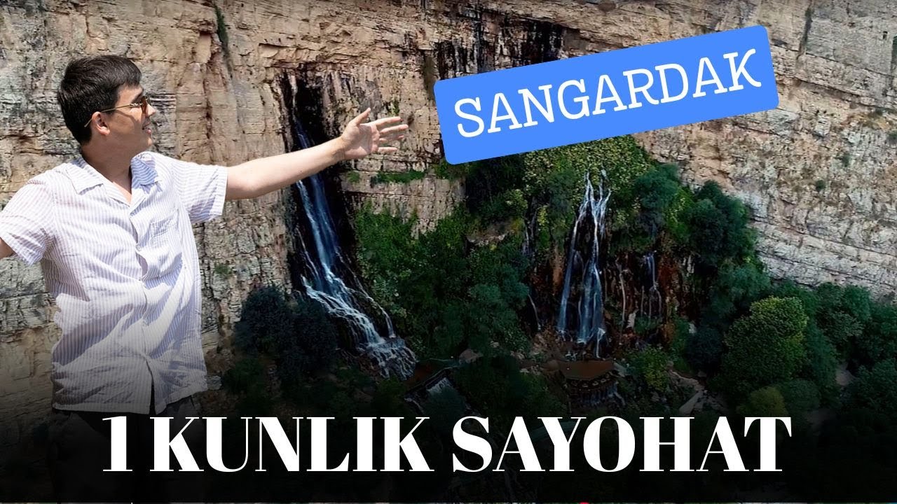 SANGARDAK SHARSHARASIGA SAYOHAT. TOG'NING ENG YUQORISIGA CHIQDIK.