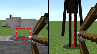 : minecraft strange hitboxes