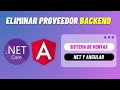 #30 Eliminar proveedor Backend | Sistema de Ventas