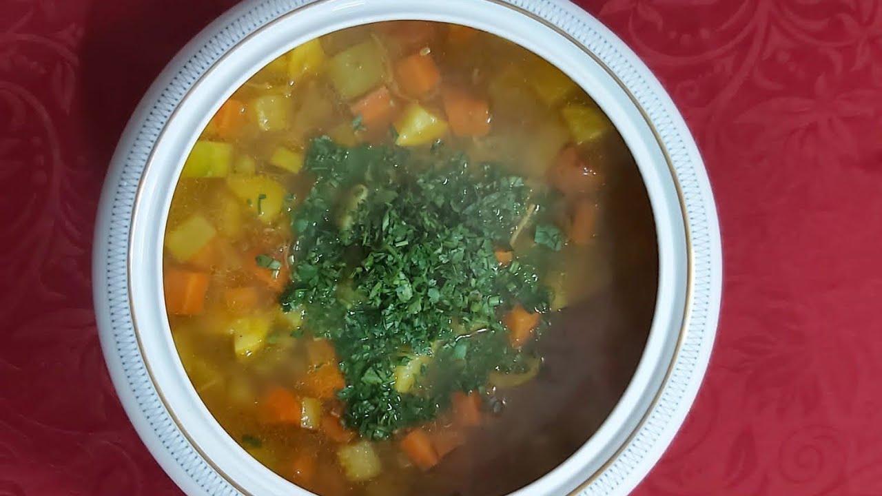 شوربة الخضار بأطيب نكهه .. طبختنا بتجمعنا مع الشيف برهان ❤🌹