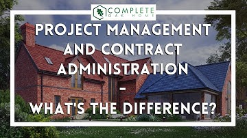 Project management and contract administration - what