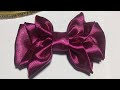 Satin Ribbon Bow DIY | Tutorial how to make Satin Ribbon Bow | Kreasi dari pita satin | Ribbon Craft