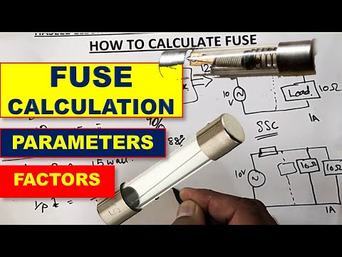 {484} Fuse Calculation -  How to Calculate Fuse For Circuit - Proper Fuse Selection for Protection