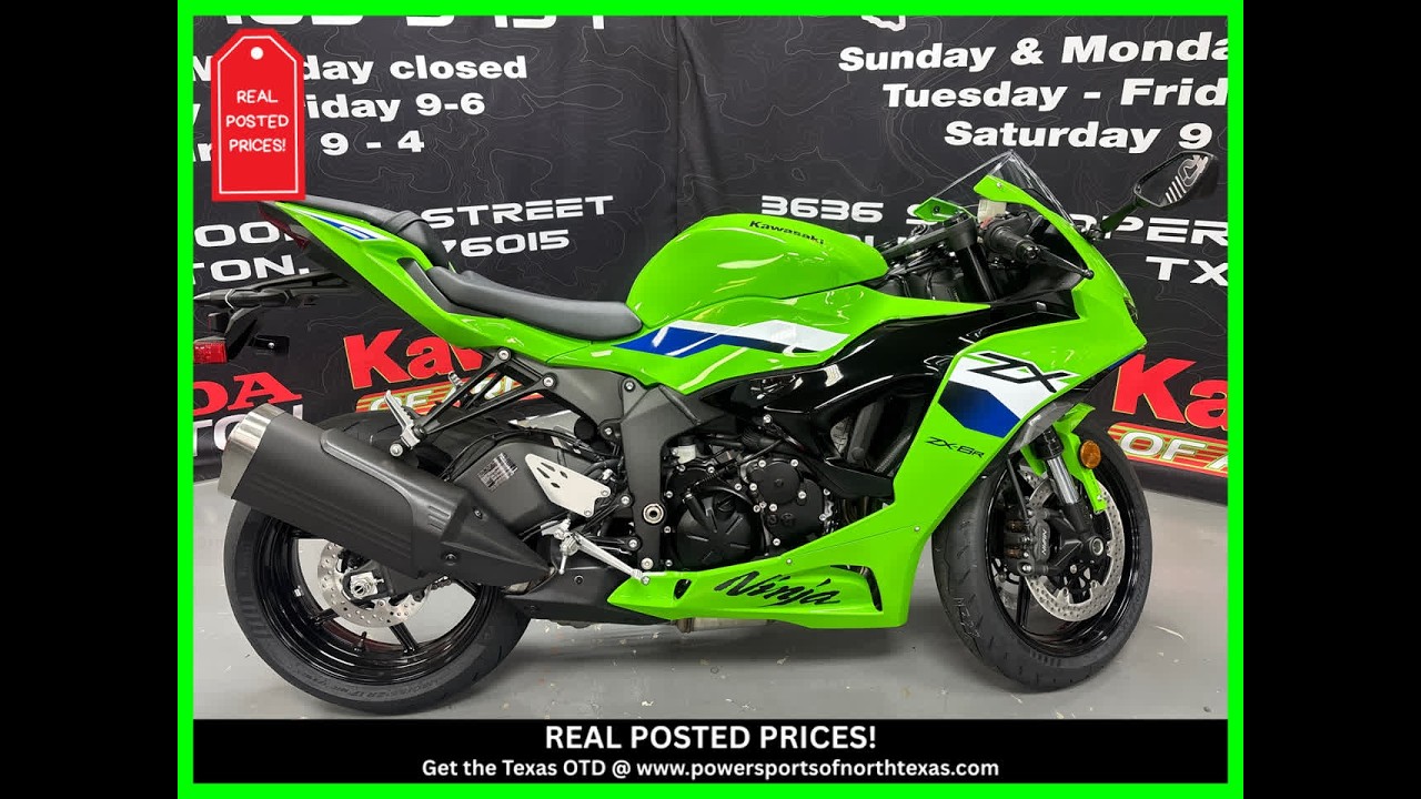2026 Kawasaki Ninja ZX-6R ABS Arlington TX - YouTube