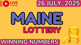 Maine Day Lottery Results For - 26 Jul, 2025 - Pick 3 - Pick 4 - Powerball Draw - Lotto America Powerball Drawing For July 26 2025