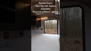 Dreamy Sleeping in a Luxury Teardrop Camper - The VEGA 2.0 from Cedar Ridge Campers