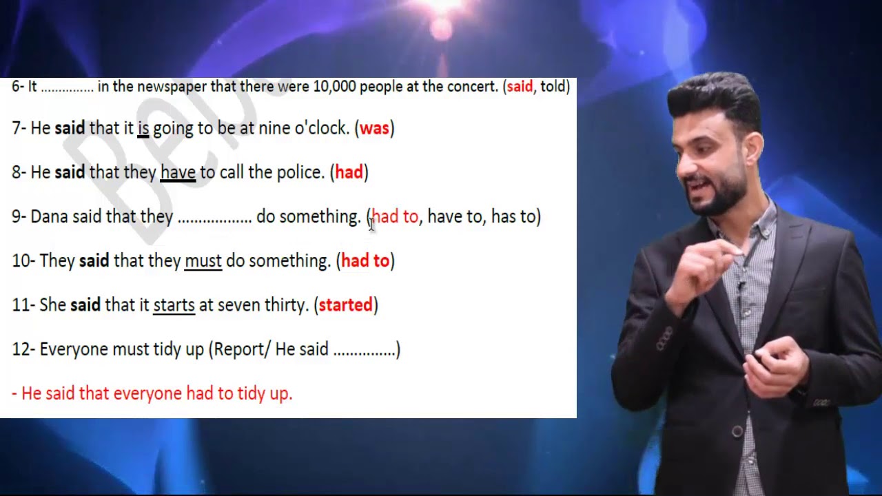 ئینگلیزی پۆلی 9 یونت 6 ڕێزمان  و ئاکتیفیتی