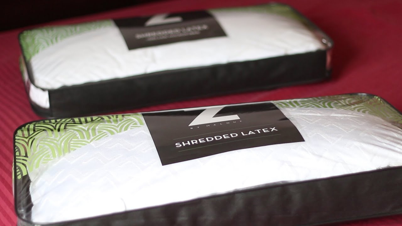 malouf z shredded latex pillow