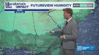 Some drier air on the way to begin the work week! (Local Weather Update 8.23.26)