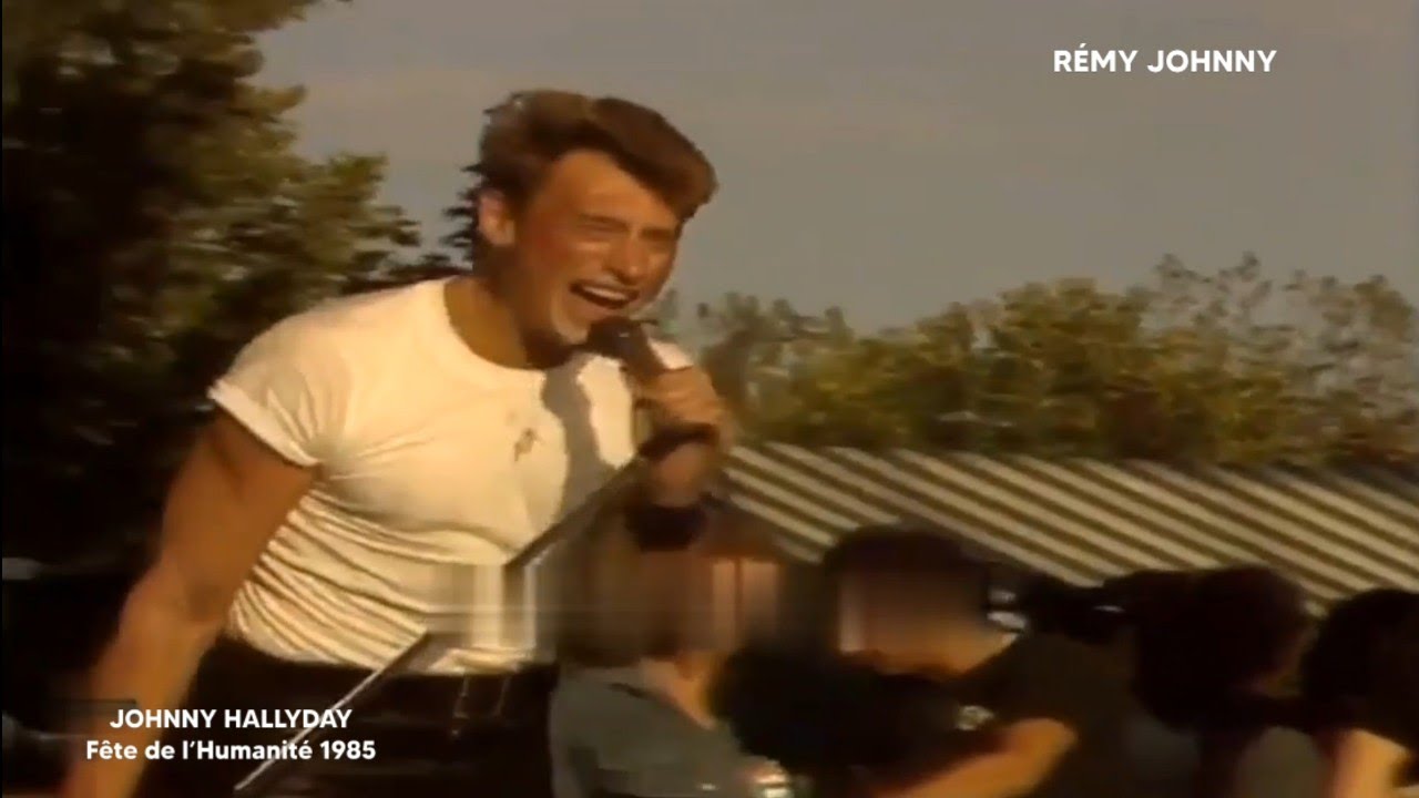Johnny Hallyday Concert Live à la Fête de l'humanité 15 Septembre 1985 en intégralité
