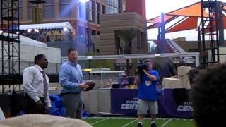 NBCSN live from Super Bowl XLIX Experience