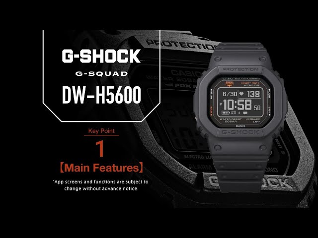 DW-H5600 Tips movie 01 -Main Features-｜CASIO G-SHOCK G-SQUAD