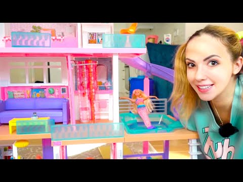День рождения мамы. Новый Barbie дом. Распаковка подарков с игрушками.