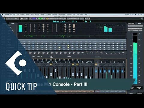 Channel Visibility and Syncing with the Project Window | Working Faster with the MixConsole