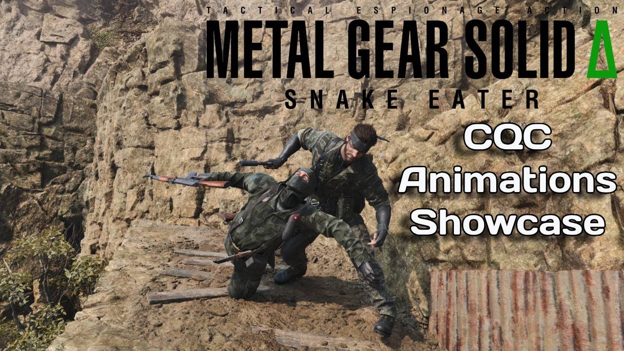 Metal Gear Sold Delta: Snake Eater CQC Animations Showcase