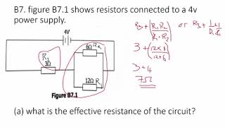 GCE 2024 Science paper 1 (physics) question B7