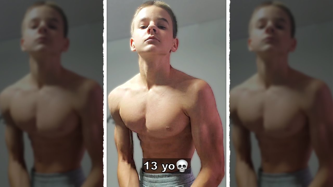 "Lil Bro skipped School day for Gym..."💀💀