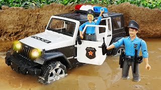 Police Car Toy Truck Help Friend | Build Bridge Blocks Toys for Kids by Toy For Kids [토이포키즈] 20,171 views 1 month ago 11 minutes, 11 seconds