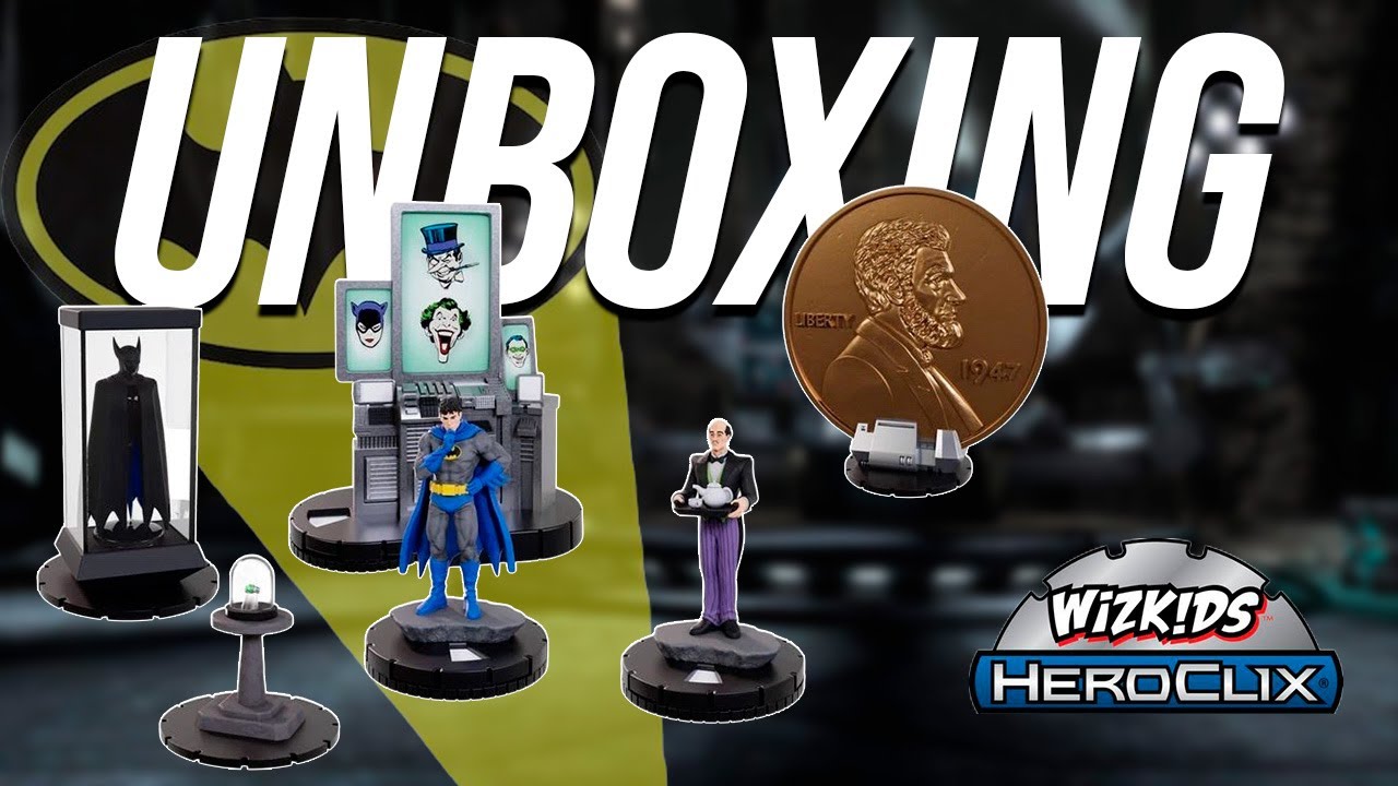 Unboxing | HeroClix Batcave Vol 1 (visitando la baticueva de Batman)