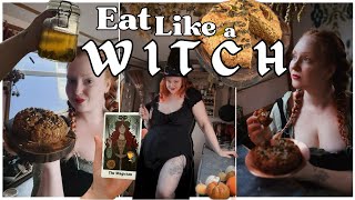 WITCHCRAFT TELLS ME WHAT TO EAT (WEIRDLY ACCURATE) | COSY MEALS, FORAGING  &amp; TAROT
