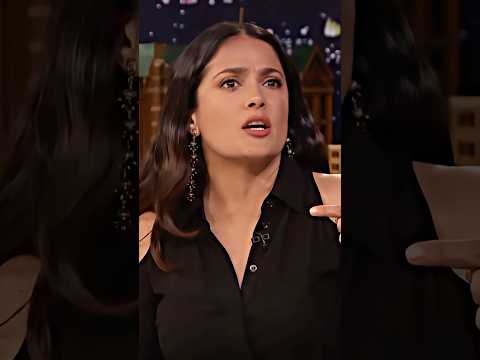 Salma Hayek thinks her husband was having an affair with an app.#interviews #shorts #celebrities
