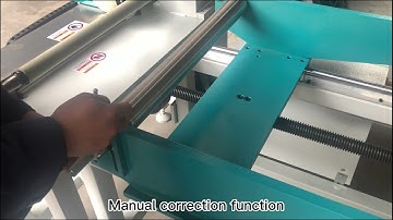 different correction function in timing belt cutting machine