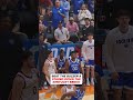 In front of their bench too