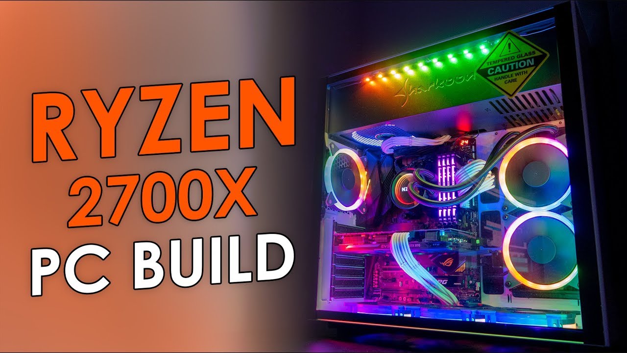 Amd Ryzen 7 2700x Asus Rog X470 Rgb Pc Build Youtube