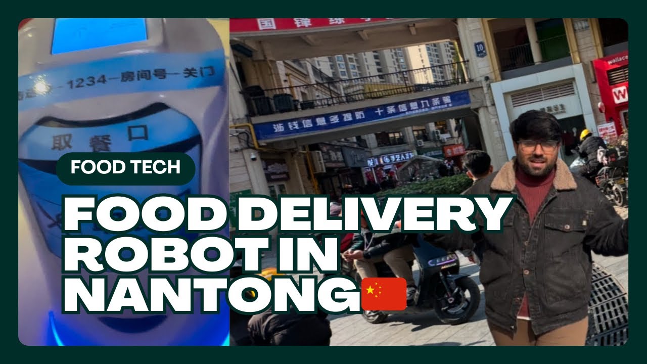 Food delivery robot in china 🇨🇳/Naveed iqbal vlogs /MBBS ADMISSION CHINA 🇨🇳 