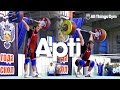 Apti Aukhadov All Lifts 2015 Russian Weightlifting Championships