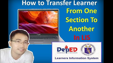 How To Transfer Learner From One Section To Another In LIS l Radz Tutorial Vlogs