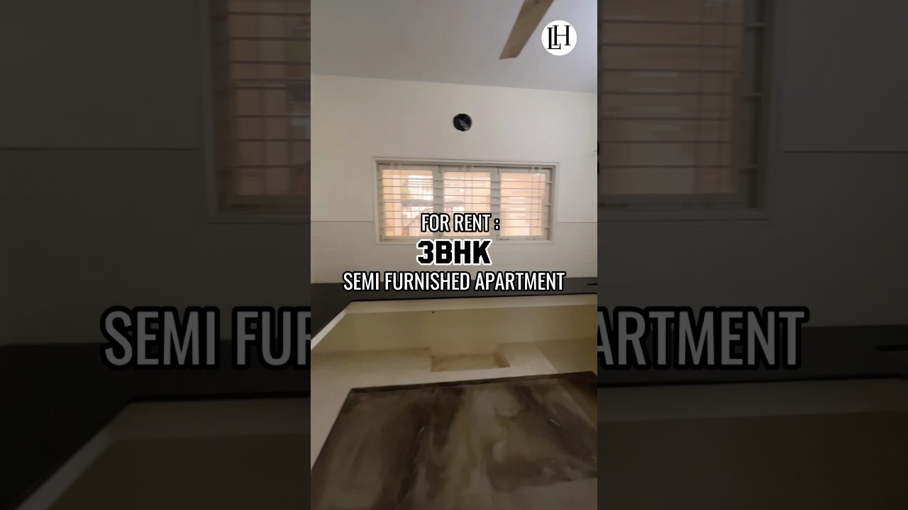 3 BHK Semi Furnished Apartment For Rent | Gopalapuram, Chennai