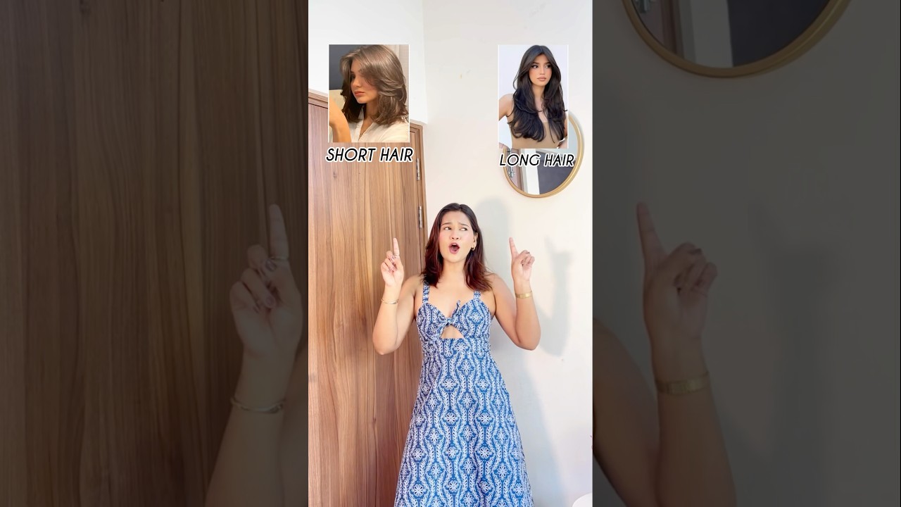 Short or long haircut 💇‍♀️ 🫣 