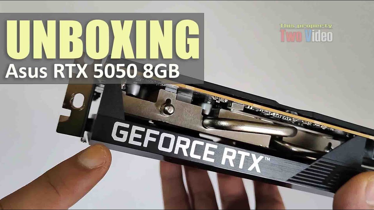 Asus Dual Geforce RTX 5050 Unboxing | Cheapest RTX 5000 Series